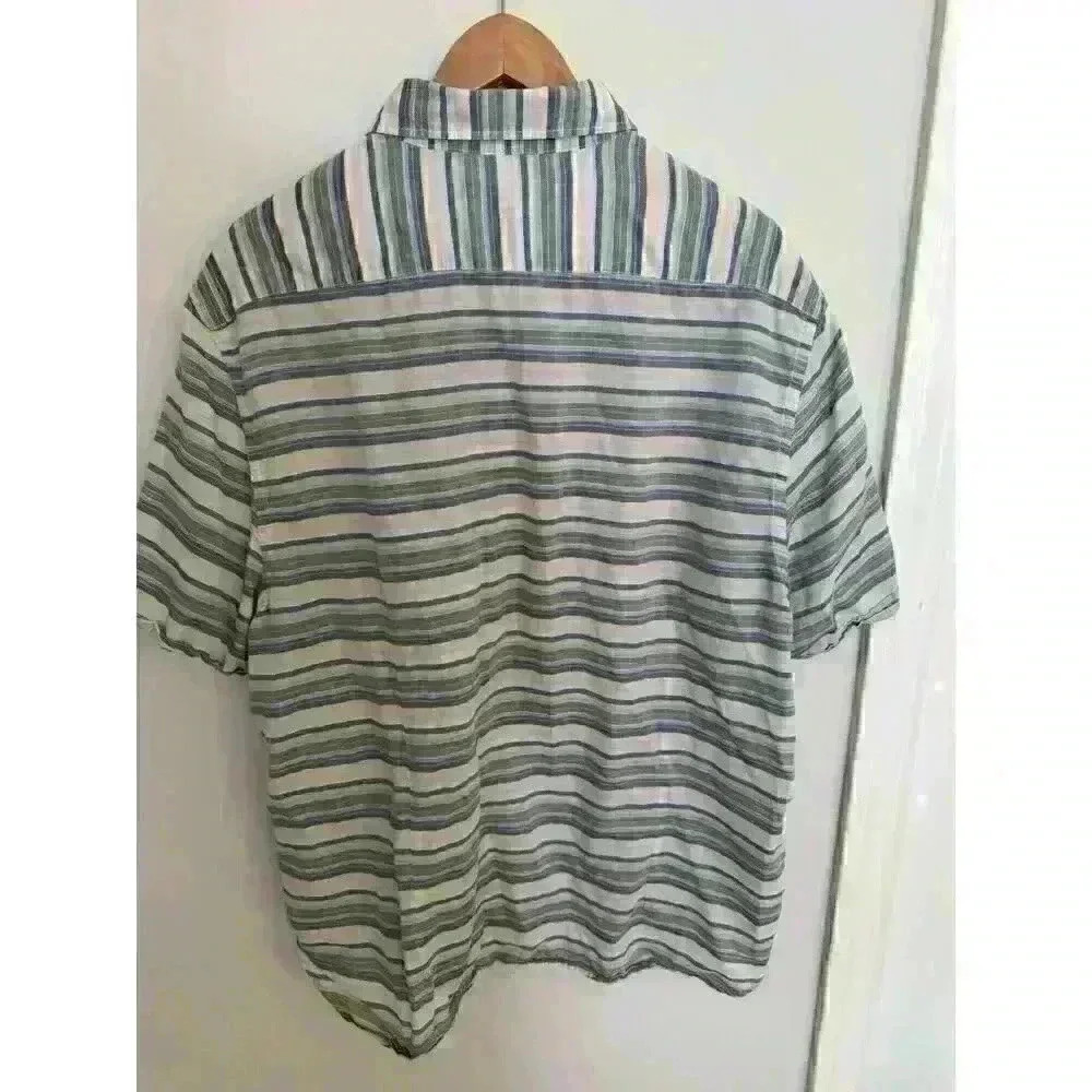 Lanai Men’s Short Sleeve Shirt Size XXL Made In Italy 100% Cotton Excellent Cond - Picture 2 of 8